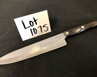 Lot 1075.  Buy it Now $65.00 Cutco 1725 French Chef Knife	(Currently available for $119-235 on Amazon)