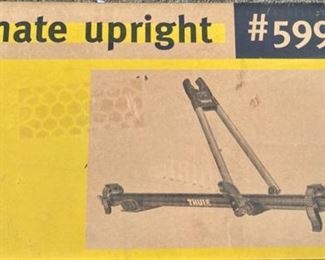 Lot 1245.  Thule Car Rack bike carrier. Ultimate Upright #599. Lot 1245.  Thule Car Rack bike carrier. Ultimate Upright #599. $75