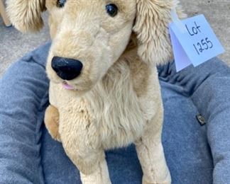 Lot 1255. He's a very good boyeeee! Stuffed Well Crafted Golden Retriever Dog by Melissa & Doug. 32" Tall. $25