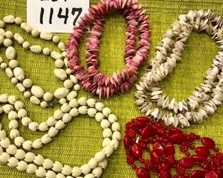 Lot 1147.  5 necklaces. $20
