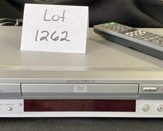 Lot 1262. Buy it Now $20.00 Sony DVD Palyer Model DVP-NS715P with RMT-D145A Remote Control	17" L x 10" x 3" H