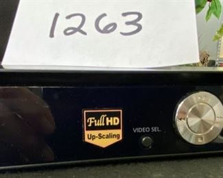 Lot 1263.Buy it Now $30.00 . Samsung DVD-1080P7 DVD Player with HDMI Full HD Upscaling	17" L x 8" x 1.75" H
