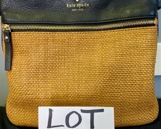 Lot 1296. $45.00 Behold, the perfect summer purse! Kate Spade weaved fiber bag.  