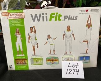 Lot 1274. Buy it Now $48.00 Nintendo Wii Fit Plus, New in Box 