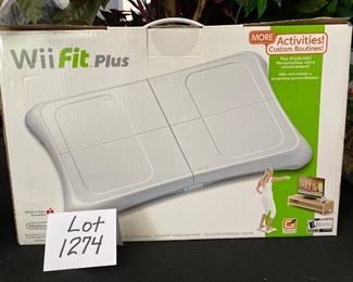 Lot 1274. Buy it Now $48.00 Nintendo Wii Fit Plus, New in Box 