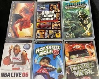 Lot 1276.Buy it Now $30.00   Lot 9 PSP Games including Spidermand 2, SOCOM, Grand Theft Auto and More...