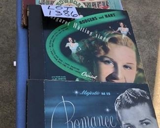 Lot 1386. $18.00.  Lot of 4 vinyl album collections, Covers do not indicate album mixes in each collection book
