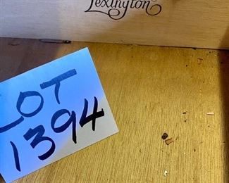 Lot 1394. $295.00  Lexington Honey Oak, 6 drawer dresser.  56"x18.5"x31.5"t. GREAT CONDITION! It matches Lingerie chest in Lot#1091.  