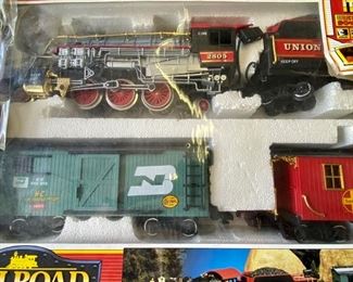 Lot 1426.  $40.00. New Bright Railroad Empire.  Complete with electronic sounds and locomotive action.