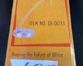 Lot 1440.  $18.00.  Adjustable Office/Desk Lamp New in Box.  Halogen bulb included.		