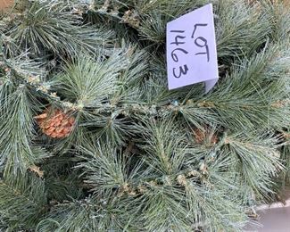 Lot 1463.  $50.00.  This is the third and final tub of the glitter pine garland that lights up. Tub included. a true Festivus for the rest of us!!!!