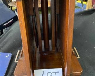 Lot 1480.  $70.00. Portable Artist Stand for Tabletops with 2 adjustable easels and Icons of Art Book	14" W x 14" H x 11" D	