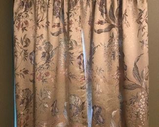 2 sets of curtains in Master that match comforter are 39".