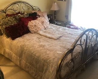 Nice Queen brass bed