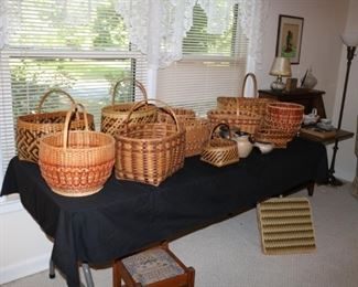 Vintage Handwoven Cherokee Baskets