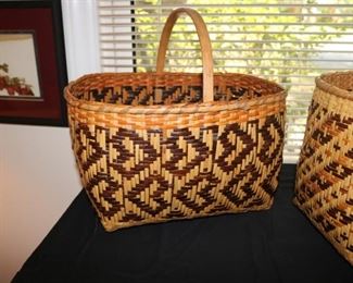 Vintage Cherokee River Cane Basket