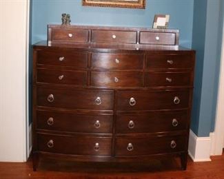 Hickory White Dresser with Deck  