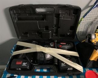 #26	Craftsman 1/2", 19.2 volt cordless drill-driver variable speed/reversible in case	 $60.00 
