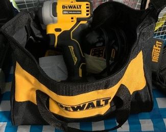 #27	DeWalt cordless drill with bag	 SOLD
