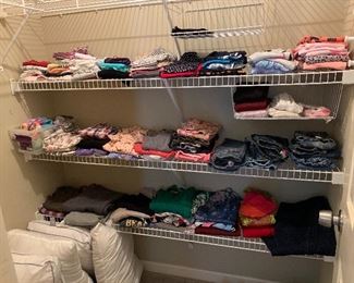 Girl’s and boy’s clothing.