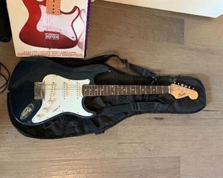 #37	Squier Bullet by Fender with soft sided case	 SOLD
