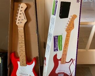 #38	Burswood Sound Start Series electric guitar	 $50.00 
