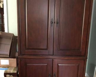 $250 - (photo #1) Cherry Entertainment Center from Weinberger's