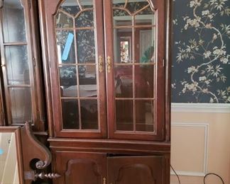 $850 (Photo #4) 3-piece Pennsylvania House Cherry Entertainment Center / Wall Unit. Pictured is the right unit. (Price is for all 3 pieces.)