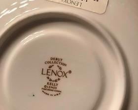NEW. (Photo #3) Lenox Bone China Footed Cup & Saucer Sets. Pattern is Kelly. 12 sets available. $150