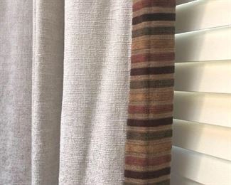 Designer Drapes (Photo #2) 6 panels, 108x108in., double lined, excellent condition, $175 for all 6 panels.