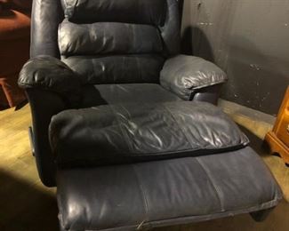LANE navy blue swivel recliner rocker. Excellent condition. $350 (Photo #2)