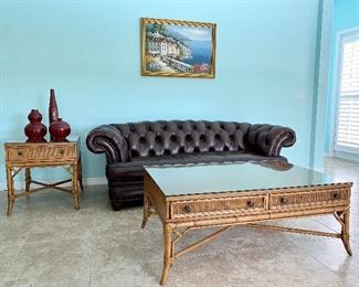 Randall Allan Sofa, Tommy Bahama Tables