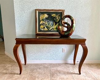 Bernhardt Table. Pair end tables not shown. 