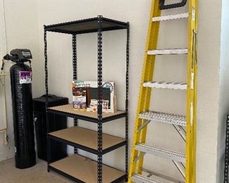 Metal shelving, Step Ladder