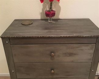 Gray Dresser / Chest of Drawers