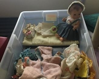Vintage Doll & Doll Clothes