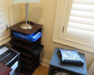 Corner reader's end table