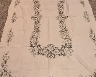 Vintage tablecloth 96"x63" - Price $50