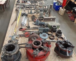 tools, pipe thread dies