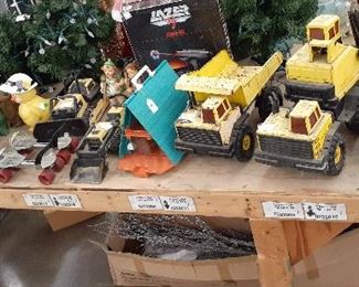 Playschool, Fisher Price, Tonka, roller skates, Resent mini cook stove, Uncle Bob's penguin bowling set, Lazer Tag Game Kit