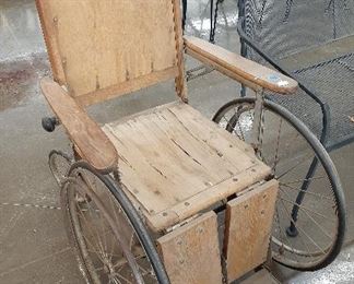 antique wheelchair