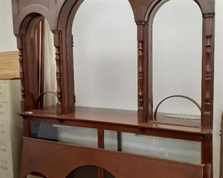 vintage auto dealer parts counter, bar