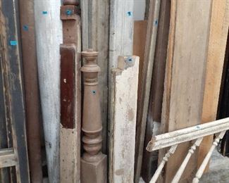 banisters, railings, pillars, 