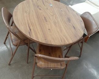 folding table chairs