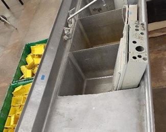 stainless industrial sink