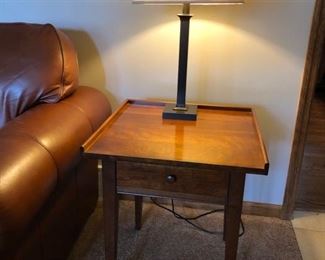 Lane end table and table lamp