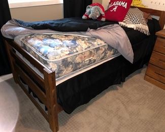 This End Up twin bed frames and mattresses (can be bunked as well!).....