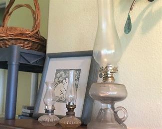 old oil lamps