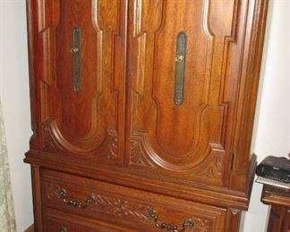 Armoire...we have the matching side table, dresser and full size bed.