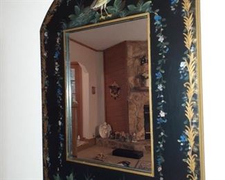 Pretty peacock mirror